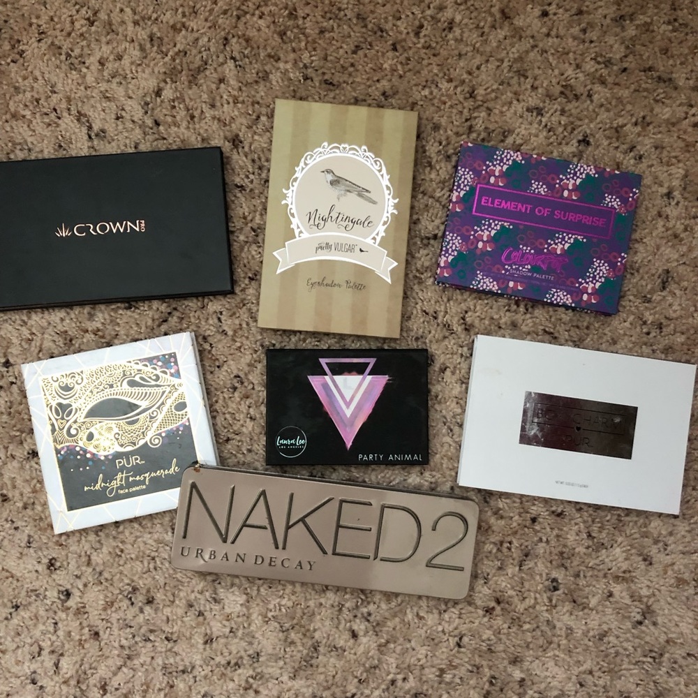 Authentic Makeup palletes